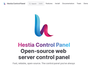 'hestiacp.com' screenshot