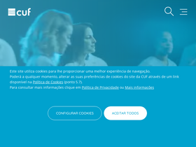 'saudecuf.pt' screenshot