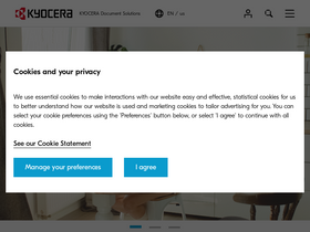 'kyoceradocumentsolutions.us' screenshot