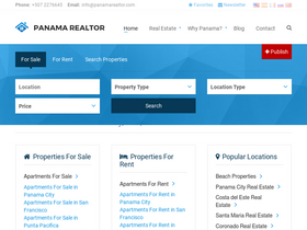 'panamarealtor.com' screenshot