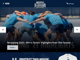 'unfospreys.com' screenshot