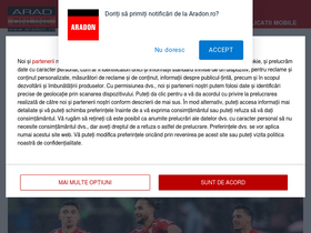 'aradon.ro' screenshot