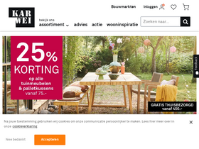 'karwei.nl' screenshot