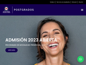'postgradounab.cl' screenshot