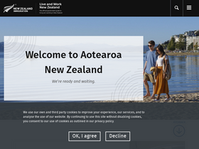 'newzealandnow.govt.nz' screenshot