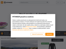 'mthiker.sk' screenshot