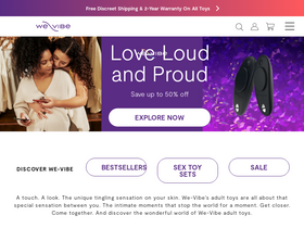 'we-vibe.com' screenshot
