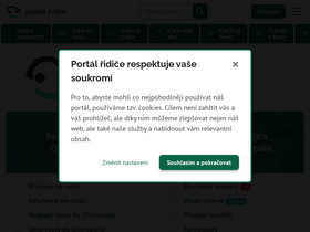'portalridice.cz' screenshot