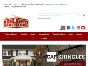 'builderswarehouse.com' screenshot