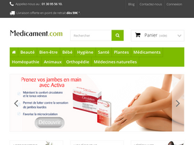 'medicament.com' screenshot