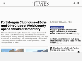 'fortmorgantimes.com' screenshot