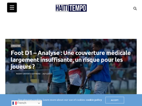 'haititempo.com' screenshot
