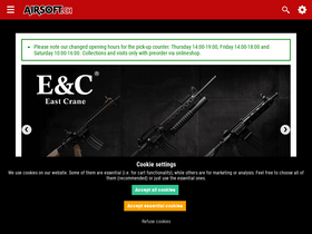'airsoft.ch' screenshot