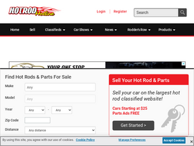 'hotrodhotline.com' screenshot