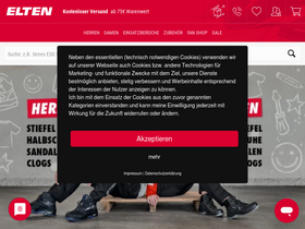 'elten-store.de' screenshot