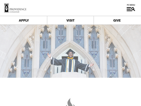 'providence.edu' screenshot