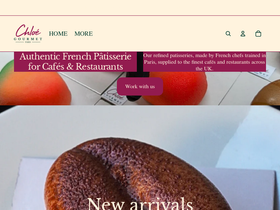 Chloé Gourmet website screenshot