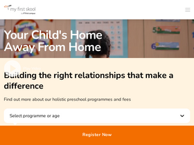 'myfirstskool.com' screenshot