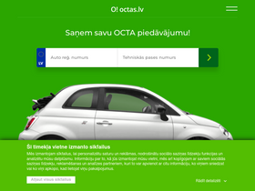 'octas.lv' screenshot