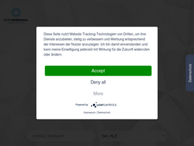 'europersonal.com' screenshot