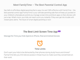 'familytime.io' screenshot