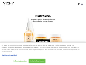 'vichy.com.br' screenshot
