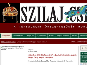 'szilajcsiko.hu' screenshot