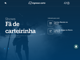 'ingressocerto.com' screenshot