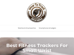 'weartotrack.com' screenshot