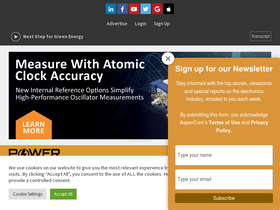 'powerelectronicsnews.com' screenshot