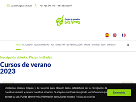 'luis-vives.es' screenshot