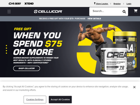 'cellucor.com' screenshot