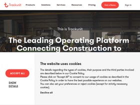 'trackunit.com' screenshot