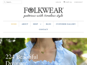 'folkwear.com' screenshot