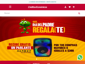 'creditoseconomicos.com' screenshot
