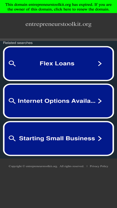 entrepreneurstoolkit.org