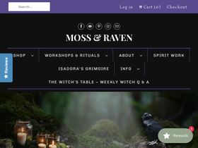 bohowicks.com homepage screenshot