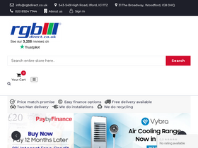 'rgbdirect.co.uk' screenshot