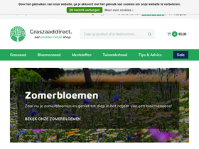 'graszaaddirect.nl' screenshot