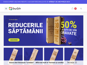 'stargift.ro' screenshot