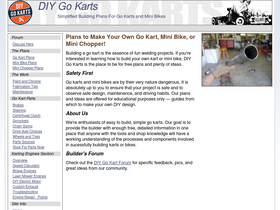 'diygokarts.com' screenshot