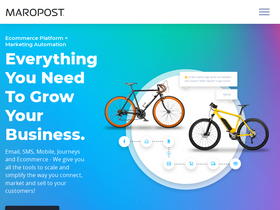 'maropost.com' screenshot