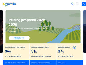 'waternsw.com.au' screenshot
