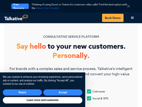 'gettalkative.com' screenshot