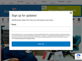 'iraq-businessnews.com' screenshot