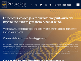 'divinalaw.com' screenshot