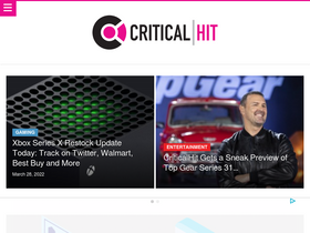 'criticalhit.net' screenshot
