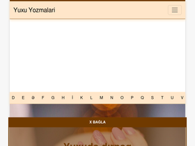 'yuxuyozmalari.org' screenshot