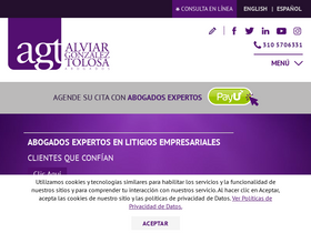'agtabogados.com' screenshot