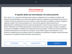 'forzearmate.eu' screenshot